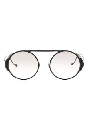 Rigards round-frame tinted-lenses sunglasses - Black