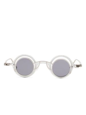 Rigards round-frame tinted-lenses sunglasses - White