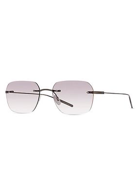 Rimless Louie 51MM Rectangular Sunglasses