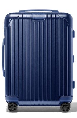 RIMOWA Essential Cabin 22-Inch Wheeled Carry-On in Matte Blue