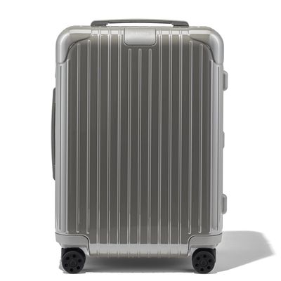 RIMOWA Essential Cabin Carry-On Suitcase in Slate Gloss - Polycarbonate - 21,7x15.8x9,1