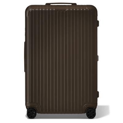 RIMOWA Essential Check-In L Suitcase in Cedar Brown - Polycarbonate - 30,6x20.5x11,1