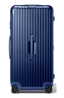 RIMOWA Essential Trunk Wheeled Suitcase in Matte Blue