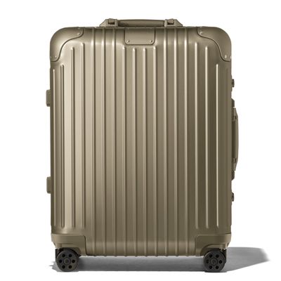 RIMOWA Original Cabin Plus Carry-On Suitcase in Titanium - Aluminium - 22,1x17,8x9,9