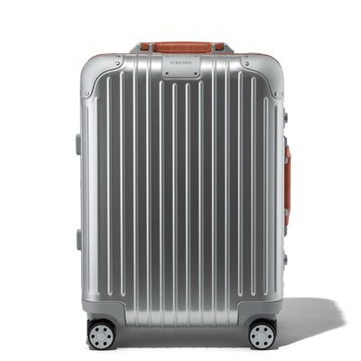RIMOWA Original Cabin Twist Suitcase in Silver and Brown -  - 21,7x15,8x9,1