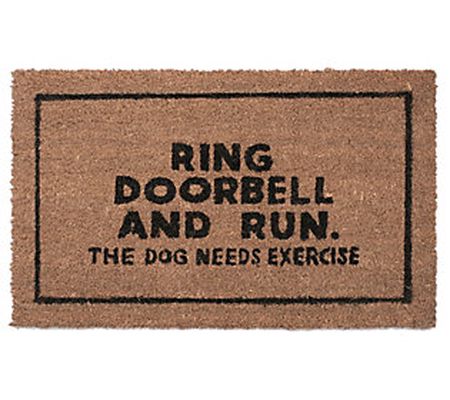 Ring Doorbell Coir Doormat with PVC Backing