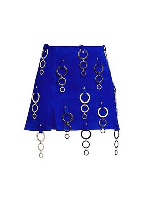 Ring On It Leather Skirt