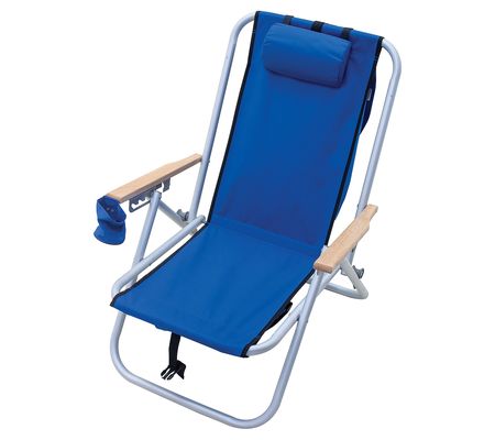 Rio Beach 4-Position Aluminum Backpack Outdoor Chair