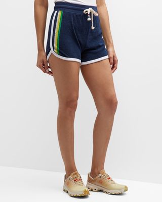 Rio Stripe Terry Cloth Shorts