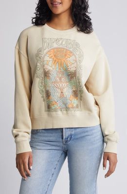 Rip Curl Alchemy Logo Graphic Sweatshirt in Natural