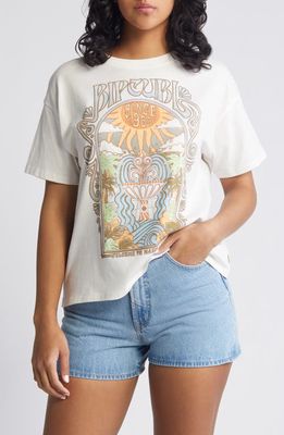 Rip Curl Alchemy Oversize Logo Graphic T-Shirt in Bone