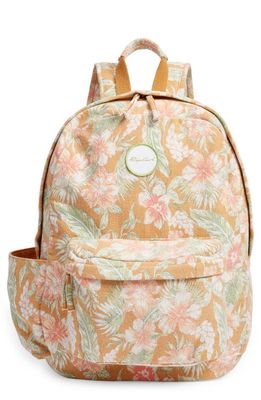 Rip Curl Canvas Backpack in Gold