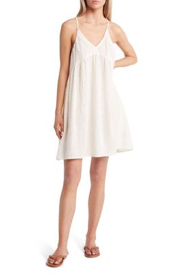 Rip Curl Classic Surf Cotton Cover-Up Dress in Bone
