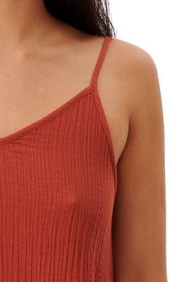 Rip Curl Cotton Gauze Camisole Cover-Up Dress in Cinnamon