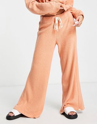 Rip Curl cozy wide leg pants - part of a set-Orange