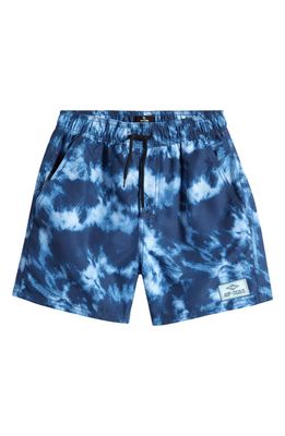 Rip Curl Kids' Shred Tie Dye Volley in Washed Navy