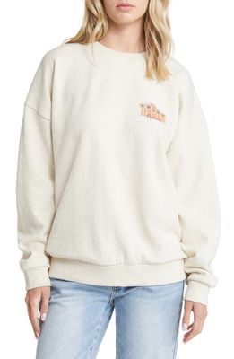 Rip Curl Mystic Crewneck Sweatshirt in Hawaii Oatmeal Marle