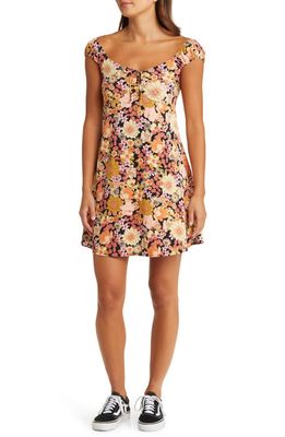 Rip Curl Mystic Floral Dress in Black Multi