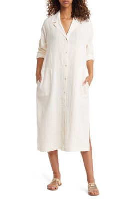 Rip Curl Norah Shift Shirtdress in Bone