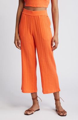 Rip Curl Premium Surf Cotton Beach Pants in Bright Orange