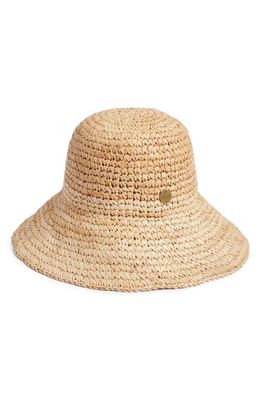 Rip Curl Straw Bucket Hat in Natural