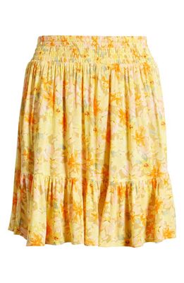 Rip Curl Summer Rain Floral Skirt in Straw