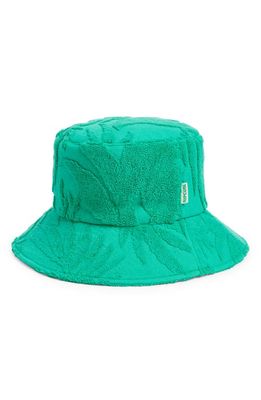 Rip Curl Sun Rays Terry Cloth Bucket Hat in Green
