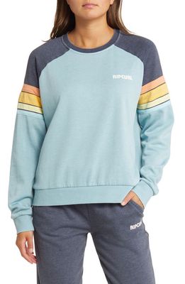 Rip Curl Surf Revival Colorblock Sweatshirt in Navy