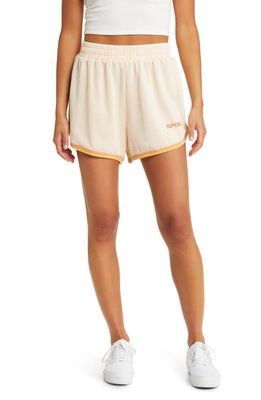 Rip Curl Surf Revival Fleece Shorts in Light Peach