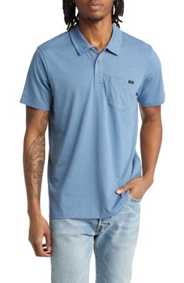 Rip Curl Too Easy Pocket Polo in Dusty Blue