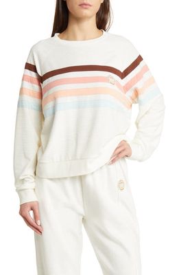 Rip Curl Trails Chest Stripe Sweater in Bone