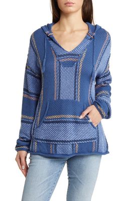 Rip Curl Trails Hoodie in Mid Blue