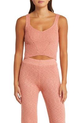 Rip Curl Tropics Knit Crop Tank in Coral