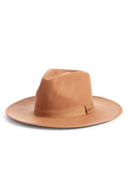Rip Curl Valley Wool Felt Panama Hat in Light Brown