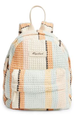 Rip Curl Waffle Knit Backpack in Ivory