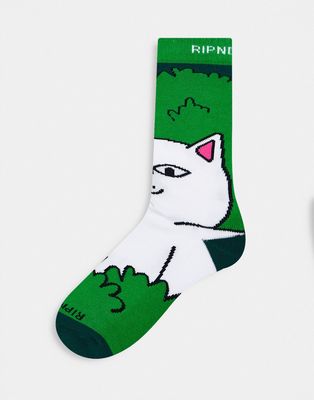 Rip N Dip imma head out socks in green