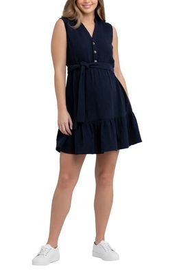Ripe Maternity June Sleeveless Maternity/Nursing Dress in Navy