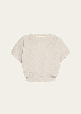 Ripley Raglan Short-Sleeve Crewneck Sweatshirt