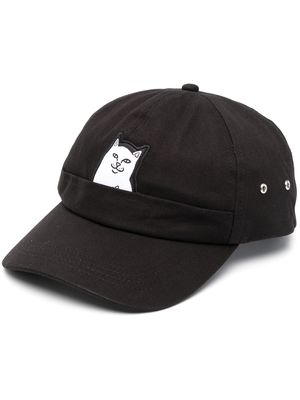 Ripndip cat-patch baseball cap - Black
