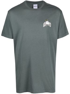 Ripndip chest logo-print T-shirt - Grey