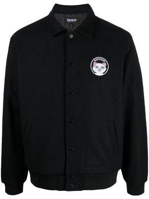 Ripndip graphic-print bomber jacket - Black