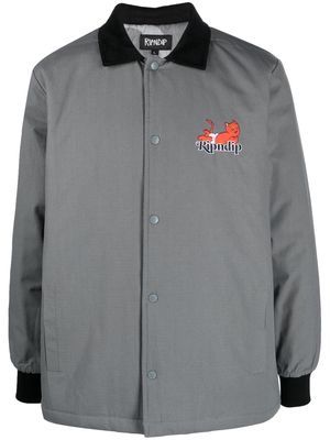 Ripndip graphic-print shirt jacket - Grey