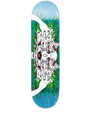 Ripndip illustration-print skate deck - Neutrals