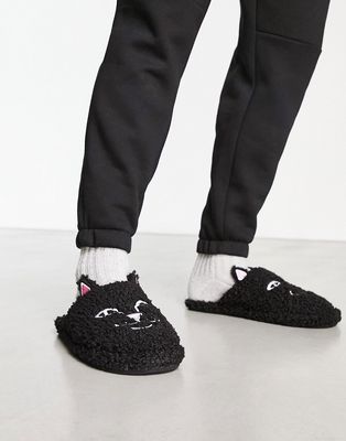 RIPNDIP jerm face slippers in black