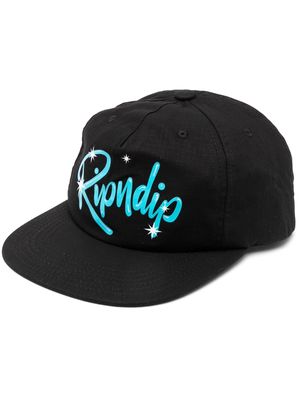 Ripndip logo-print cap - Black