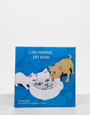 RIPNDIP lord nermal pet bowl in white-Multi