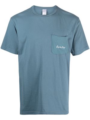 Ripndip Monalisa graphic-print T-shirt - Blue