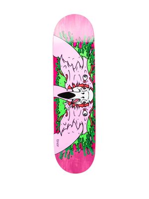 Ripndip Skull Face Flamingo skateboard deck - Pink