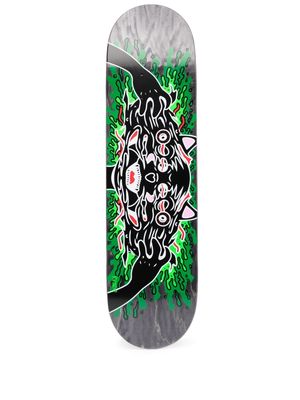 Ripndip Skull Face Jerm skateboard deck - Neutrals