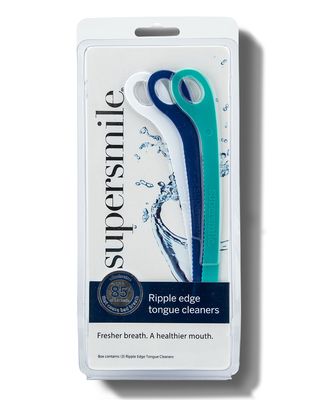 Rippled Edge Tongue Cleaner, 3 Pack